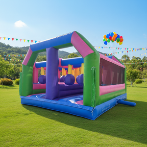 Commercial Small Customized <b>Inflatable</b> Challenging <b>Games</b> Obstacle Course for Kids and Adults Large Trampoline Park <b>Inflatable</b> Tr - Product Image 1