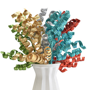 Albero di Natale Artificiale Perforato con Polvere Decorativa, Tulipani in Seta Rossa e <span class=keywords><strong>Blu</strong></span> Impermeabili per San Valentino e Capodanno - Product Image 5
