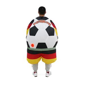 Decoración de Fiesta de Celebración para 2022, Disfraz de Fútbol Inflable con Bandera de Cuerda, Poliéster Portátil No Tóxico - Product Image 6