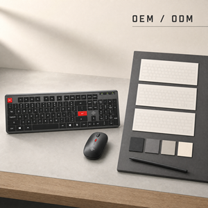 Set Tastiera <span class=keywords><strong>e</strong></span> <span class=keywords><strong>Mouse</strong></span> Wireless RF 2.4GHz Multimediale per Laptop <span class=keywords><strong>e</strong></span> <span class=keywords><strong>Gaming</strong></span>, 104 Tasti, Comoda da Usare, Risposta Rapida - Product Image 5