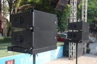 T.I Pro Audio equipo de sonido de escenario profesional DJ concierto escenario line array dos vías doble 6,5 pulgadas conjunto de altavoces