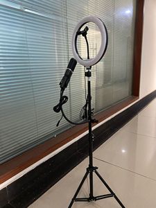 Đèn Vòng 10 Inch Với Micrô Có Giá Đỡ Ba Chân Đèn Chụp Ảnh Để Phát Trực Tiếp <span class=keywords><strong>Youtube</strong></span> - Product Image 2