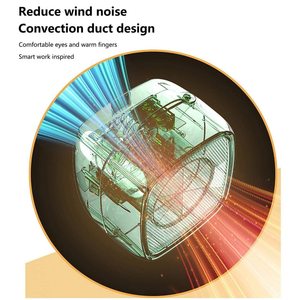 Calentador eléctrico, ventilador, calentador de escritorio, calentador portátil para el hogar, <span class=keywords><strong>estufa</strong></span>, radiador, máquina calentadora para invierno - Product Image 5