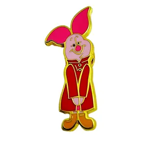 Hoge Kwaliteit Fabriek Levering Custom Kawaii Cartoon Anime Personages Zacht Email Badge Pin Custom Metal Badge