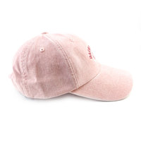Vente en gros de casquettes de baseball réglables en coton délavé à 6 panneaux avec logo personnalisé casquette de baseball unisexe avec logo brodé