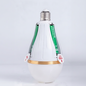 หลอดไฟ LED ฉุกเฉิน A90 30W AC 220V ขั้ว E27 แสงสีขาว แบตเตอรี่ลิเธียมสำรอง 3 ชั่วโมง 2 ชิ้น 1200mA - Product Image 1