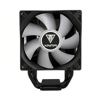 Refroidisseur de processeur XIANMAI RGB avec 4 caloducs, ventilateur d'ordinateur 90 mm, ventilateur de refroidissement du processeur, dissipateur thermique