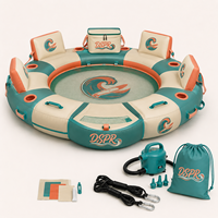 Canapé gonflable personnalisé avec logo, chaise longue flottante pour piscine, lac, plage, complexe hôtelier et vente en gros