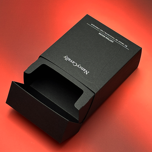 Accepter le logo du client Boîte de papier d'emballage de parfum en gaufrage à impression personnalisée d'usine à bas prix Boîte à cigarettes vide en panneau dur - Product Image 2