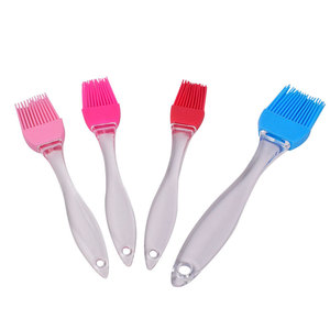 Pinceau de cuisine en silicone avec manche transparent, 4 tailles, résistant au four et au lave-vaisselle, pour la cuisson, le barbecue, les gâteaux et la cuisine - Product Image 3