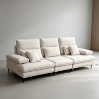Modernes 3-Sitzer Modulares Sofa mit Weichen Kissen für das Wohnzimmer