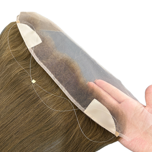 Aplique de Cabelo Humano Virgem Brasileiro com Linha Invisível 12*2HD, Peruca Full Lace de 16'' de Comprimento para Mulheres - Product Image 1