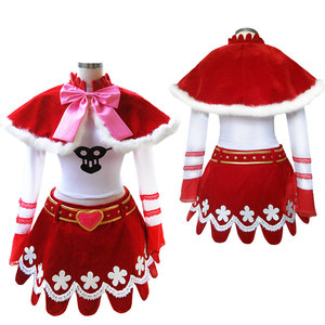 Costume de Cosplay Perona Complet Jupe Rouge et Blanche Haut Cape Femme Adulte Anime Couleurs Contrastées Polyester Source Transfrontalière - Product Image 1