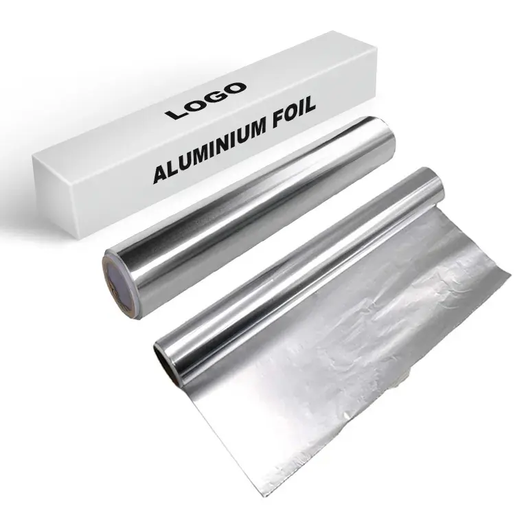 Produsen 8011 film rol jumbo foil aluminium untuk pengemasan makanan