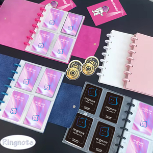 Personalizzato 3.5 pollici di alta qualità in pelle da collezione K-pop Idol Star fotocopiede sfuso disco <span class=keywords><strong>rilegare</strong></span> Album di schede fotografiche - Product Image 6