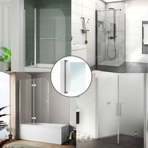 Charnière pivotante moderne en aluminium pour porte de douche, idéale pour les salles de bain d'appartements et d'hôtels, durable, résistante à la corrosion, pour porte en verre sans cadre - Product Image 5