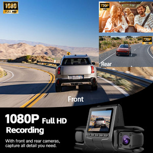 Dash <b>Camera</b> 1080P Triple Recording With Wi-Fi Smartphone Connectivity Wide Angle Night Vision Reversing <b>Camera</b> - Product Image 4