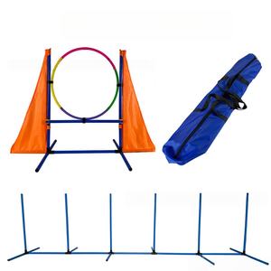 <span class=keywords><strong>Tunnel</strong></span> d'équipement d'agilité pour chien de combinaison de couleurs personnalisées ensemble de saut d'agilité pour chien de compagnie en plein air parcours d'obstacles pour la formation - Product Image 1