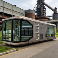 Maisons mobiles de type capsule spatiale prêtes à l'emploi, lit d'hôtel, conteneurs habitables, maisons mobiles de type conteneur haut de gamme pour hôtels et résidences