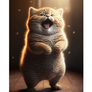 Kit de <span class=keywords><strong>peinture</strong></span> au diamant 5D DIY, <span class=keywords><strong>peinture</strong></span> par numéros pour adultes, chat mignon, <span class=keywords><strong>d</strong></span>écoration, <span class=keywords><strong>peinture</strong></span> sur toile, <span class=keywords><strong>art</strong></span> mural - Product Image 1