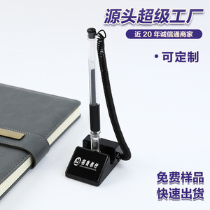 Stylo personnalisé Nanmu avec logo, pointe bleue 0,5 mm, papeterie de bureau, outil d'écriture promotionnel - Product Image 4
