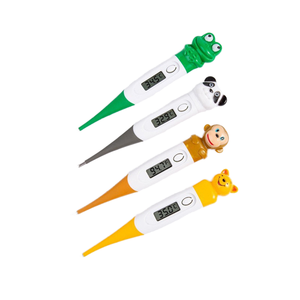 Termometer Oral dewasa, pengukur suhu plastik Digital biru muda cepat membaca demam rumah tangga - Product Image 1