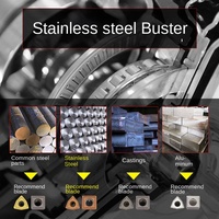 Foret en acier en U pour perçage violent contrôlé par CNC, diamètres 10mm, 5mm, 4mm, 3mm pour béton et marbre