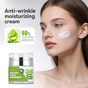 <span class=keywords><strong>Crema</strong></span> <span class=keywords><strong>Viso</strong></span> Idratante Biologica Post-Sole Anti-Rughe all'Aloe Vera con Etichetta Privata - Product Image 3