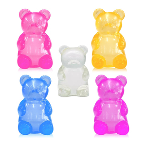 Jouet Squishy Ours Coloré Classique Populaire 8cm en Maltose, Anti-Stress, à Presser, Cadeau pour Enfants et Adultes, Jouets à Presser Anti-Fatigue - Product Image 1