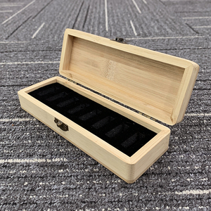 Chất Lượng Cao Rắn Tre Thủ Công Bằng Gỗ Hộp Biểu Tượng Tùy Chỉnh Bản Lề Nắp Tinh Dầu Gỗ Quà Tặng Bao Bì Hộp - Product Image 4