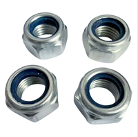 Écrou hexagonal autobloquant en nylon zingué GB M3-M30, antidérapant, pour les secteurs de la santé, de l'exploitation minière et de la fabrication CNC sur mesure