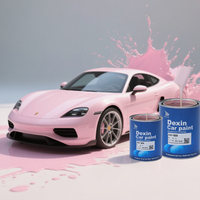 Revêtement liquide de peinture de voiture à base d'acrylique de couche claire solide élevée de 2k pour l'application de jet