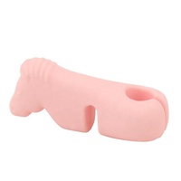Protège-pailles en silicone en forme de poney pour enfants, réutilisable, pour tasses et bouteilles, accessoire amusant pour boire au quotidien, à l'école, aux fêtes et en voyage