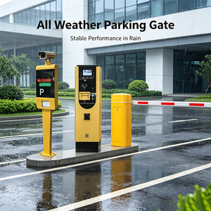 Sistema de estacionamiento con tarjeta para lugares públicos, colector de tarjetas integrado, impresora de tickets, gabinete exterior antipolvo - Product Image 1