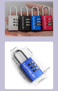 Candado con contraseña de aleación de zinc, a prueba de herrumbre y antirrobo, al por mayor para gabinete de almacenamiento en el hogar y maleta Mini Lock Head. - Product Image 2