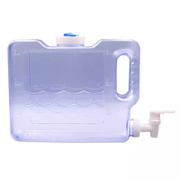 Nouvelle bouteille d'eau potable de 1 gallon pour sports de plein air personnalisée refroidisseur d'eau de congélateur isolé en plastique de 3L cruche de camping avec robinet