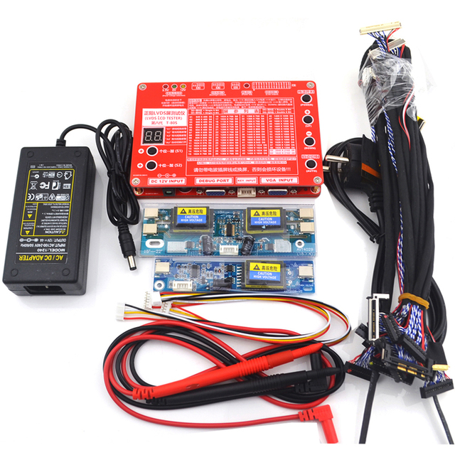 Silman 8th T-80S LVDS Screen Tester Tool Kit with Engine Core for LED LCD TV & Laptop Repair 7-84 Inch LVDS Interface