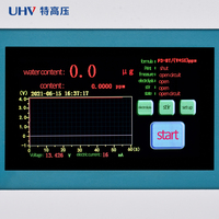 Analyseur d'humidité de l'huile de transformateur automatique UHV-660, mesureur d'humidité de traces