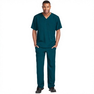Conjuntos de Uniformes Médicos Transpirables y Cómodos de Alta Calidad, Tejido de Poliéster y Elastano, Personalizados para Hospital - Product Image 2