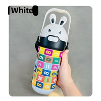 Offre Spéciale – Gourde Simple et Portable pour Enfants, Grande Capacité, Mignonne, avec Paille, en Plastique, Créative, Motif Dessin Animé, pour l'École