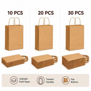 OEM Custom Printed Kraft Paper <b>Bags</b> With Twisted Handles <b>Personalized</b> Logo Packaging <b>Bags</b> - Product Image 2