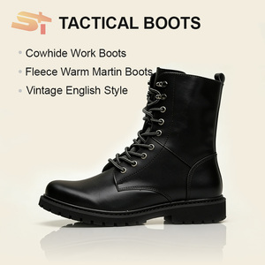 Zapatos de invierno de estilo fuerte SIKE con calcetín impermeable antideslizante PU + suela de goma <span class=keywords><strong>botas</strong></span> tácticas populares en Rusia - Product Image 1