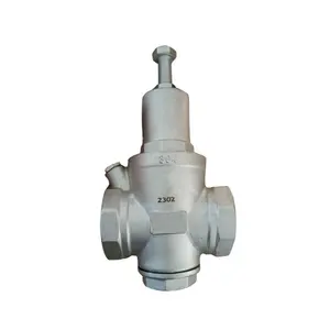 SS304 thép không gỉ nữ chủ đề áp lực nước giảm van DN50 PN16