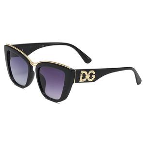 Nuevas <span class=keywords><strong>Gafas</strong></span> <span class=keywords><strong>de</strong></span> <span class=keywords><strong>Sol</strong></span> <span class=keywords><strong>de</strong></span> Moda Unisex <span class=keywords><strong>DG</strong></span> Cat Eyes <span class=keywords><strong>de</strong></span> Lujo, UV400, Antideslumbrantes, Antirradiación, Retro, con Bisagras Metálicas <span class=keywords><strong>de</strong></span> Diseño, LIER IF779YL - Product Image 1