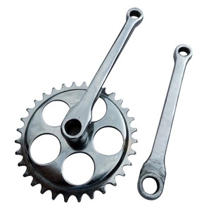 Plateau de pédalier de vélo 36 dents en alliage creux noir et argent pour vélo de 26 pouces - Product Image 4