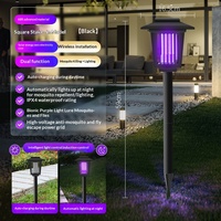 Lampe anti-moustiques solaire extérieure étanche IP65, piège à insectes, prix d'usine, export B2B