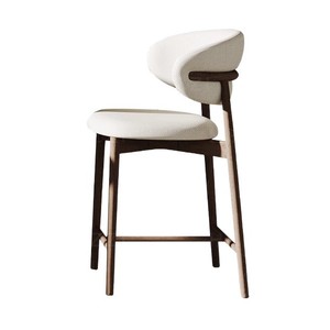 Sillas de Bar Modernas Minimalistas de Madera de Fresno de Lujo para Bar en Casa y <span class=keywords><strong>Cocina</strong></span>, Asientos Cómodos y Duraderos - Product Image 5