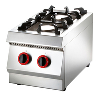 Friteuse commerciale 18l + 18l, 2 cuves, en acier inoxydable, pour Restaurant