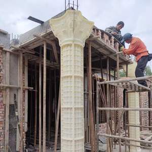 Ev beton döküm için 30cm-35cm çap yüksek dayanıklılık plastik enjeksiyon kalıbı Roman sütun kalıp - Product Image 1