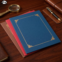 Porte-documents en carton de qualité supérieure avec logo personnalisé, format A4, pour diplômes et certificats de remise de diplôme